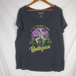 Beetlejuice Black Graphic T Shirt